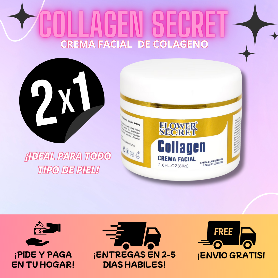 Collagen Secret™ crema facial colágeno